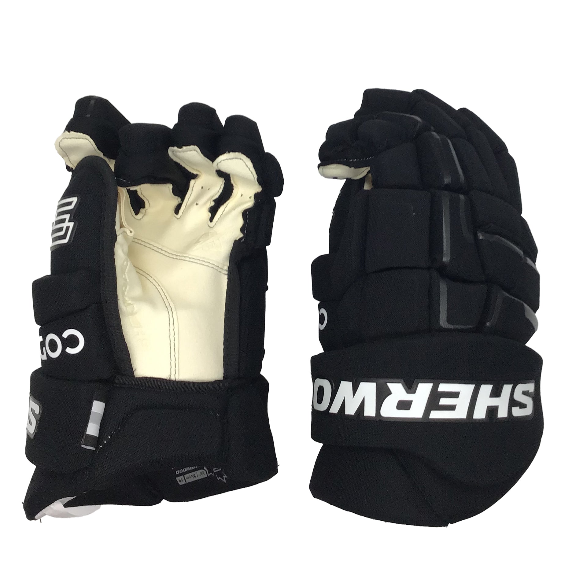 Sherwood Code Encrypt 1 – Gants d'équipe – Flames de Calgary (noir)